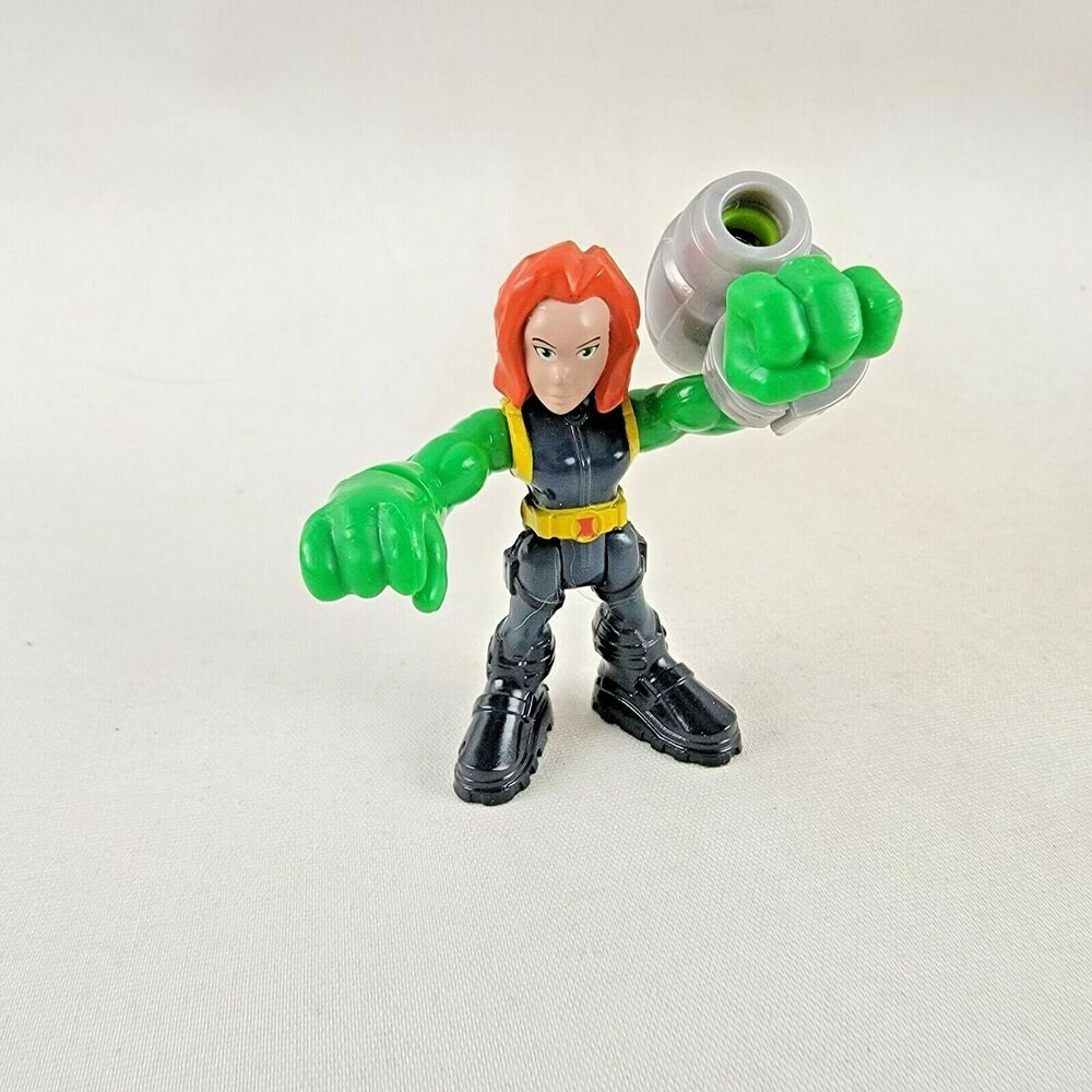 Playskool Heroes Marvel Super Hero Power Up Black Widow Hulk Arms